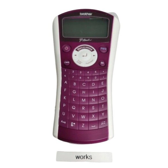 Brother P-Touch PT-1090 Handheld Label Maker No Cable With Tape Tested WORKS - Picture 12 of 16